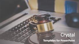  Presentation with law books - Theme with law legal concept photo background and a gray colored foreground