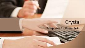  Presentation with employees working together - PPT layouts enhanced with neon colors - background of colorful christmas lights background and a ocean colored foreground