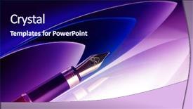  Presentation with law school - Colorful slides enhanced with law school - pen with golden nib backdrop and a navy blue colored foreground