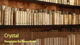  Presentation with law school - Presentation with law school - three rows of old books background and a tawny brown colored foreground