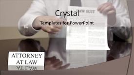  Presentation with attorney - Cool new presentation with law sitting at desk hold backdrop and a light gray colored foreground