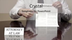  Presentation with attorney - Colorful PPT layouts enhanced with law sitting at desk hold backdrop and a  colored foreground