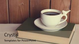  Presentation with hot and cold coffee cup - Audience pleasing presentation consisting of law template - cup of hot drink backdrop and a  colored foreground