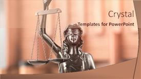  Presentation with lady justice - Slide set consisting of law-theme-lady-justice-statue background and a lemonade colored foreground