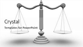  Presentation with court - Theme consisting of european court justice - white scale background and a white colored foreground