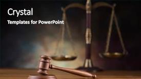  Presentation with justice - Audience pleasing theme consisting of law wooden gavel barrister justice backdrop and a wine colored foreground