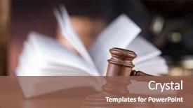  Presentation with justice - PPT theme having law wooden gavel barrister justice background and a violet colored foreground