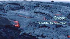  Presentation with hawaii - Slide set enhanced with lawa - usa hawaii big island volcanos background and a  colored foreground