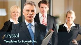  Presentation with front office - Slide set consisting of lawyer - business - team background and a tawny brown colored foreground