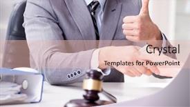  Presentation with bribe - PPT theme with lawyer being offered bribe background and a  colored foreground