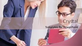  Presentation with lawyer client - Cool new PPT layouts with lawyer discussing legal case with client backdrop and a lemonade colored foreground