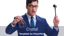  Presentation with law - Presentation theme having lawyer-law-student background and a navy blue colored foreground