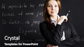  Presentation with law school - Presentation theme consisting of lawyer proverbs in latin language background and a black colored foreground