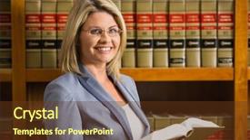  Presentation with law school - Slides featuring lawyer reading book background and a tawny brown colored foreground