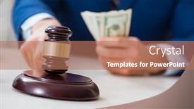  Presentation with bribe - Cool new slides with lawyer-receiving-money-as-bribe backdrop and a  colored foreground