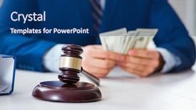  Presentation with bribe - Amazing PPT layouts having lawyer receiving money as bribe backdrop and a  colored foreground