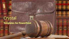  Presentation with courtroom - Cool new PPT layouts with lawyer-with-a-brown-briefcase backdrop and a  colored foreground