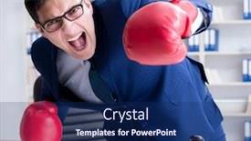  Presentation with lawyer - PPT theme enhanced with lawyer-working-in-his-office background and a navy blue colored foreground