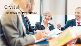  Presentation with law firm - Slides enhanced with lawyers-working-in-team background and a lemonade colored foreground