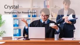  Presentation with working - PPT theme having lawyers working in the office background and a  colored foreground