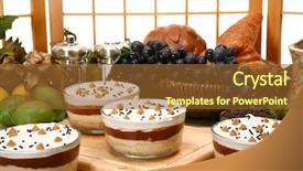  Presentation with peanut butter - Audience pleasing theme consisting of peanut butter mouse chocolate backdrop and a tawny brown colored foreground