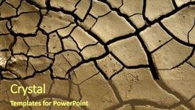  Presentation with global warming - Audience pleasing presentation theme consisting of layers earth - global warming concept of cracked backdrop and a tawny brown colored foreground