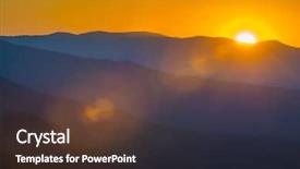  Presentation with yellow orange - Presentation design enhanced with layers earth - glorious sunrise over the great background and a tawny brown colored foreground