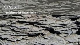  Presentation with cliff - PPT layouts enhanced with layers earth - grey shale cliff background background and a gray colored foreground