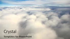  Presentation with scenic - Slides consisting of layers earth - scenic viewpoint from above background and a soft green colored foreground