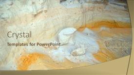  Presentation with white snow - Slide deck consisting of layers-of-colored-sand-snow background and a soft green colored foreground