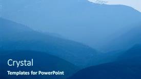  Presentation with pigeon ford mountains - Slides featuring layers-of-mountains-and-pine background and a ocean colored foreground