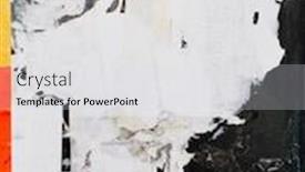  Presentation with posters - Colorful theme enhanced with layers-of-old-colorful-posters backdrop and a light gray colored foreground