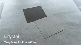  Presentation with pvc plastic - Slide set enhanced with laying-of-linoleum-or-polymer background and a gray colored foreground
