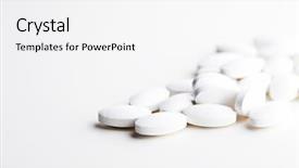  Presentation with drug addiction - Presentation theme with laying on white background medical background and a white colored foreground