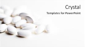  Presentation with drug - PPT theme consisting of laying on white background medical background and a white colored foreground