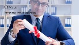  Presentation with legal - Beautiful PPT theme featuring judicial - laywer with diploma roll backdrop and a light blue colored foreground