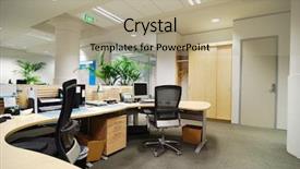  Presentation with work - Audience pleasing PPT theme consisting of lcd education - office work place backdrop and a  colored foreground