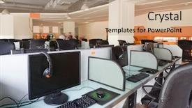  Presentation with chemical safety in work place - PPT theme enhanced with lcd education - office work place background and a  colored foreground