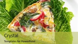  Presentation with mushroms - PPT theme featuring  background and a  colored foreground