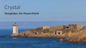  Presentation with france - Presentation enhanced with le-conquet-with-phare-de background and a  colored foreground