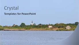  Presentation with maritime - Slide set consisting of le-eguille-is-a-commune background and a light blue colored foreground