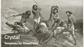  Presentation with employment law men women - Cool new PPT theme with le man - abyssinian men punishing women created backdrop and a gray colored foreground