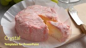  Presentation with ros - Presentation theme consisting of le-rose-soft-french-cheese background and a violet colored foreground