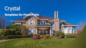  Presentation with beautiful green - Slide set having lead to ornately designed cover background and a ocean colored foreground