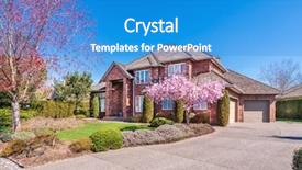  Presentation with beautiful green - PPT theme featuring lead to ornately designed cover background and a  colored foreground