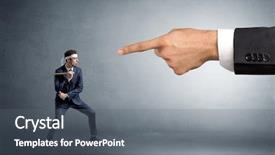  Presentation with man heart attact hand hold - Colorful presentation theme enhanced with artifice - small karate man fighting backdrop and a gray colored foreground