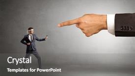  Presentation with man heart attact hand hold - Cool new presentation with artifice - small karate man fighting backdrop and a gray colored foreground