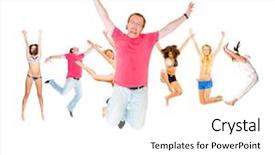  Presentation with united - Audience pleasing presentation theme consisting of sport clerk - success concept united colleagues backdrop and a  colored foreground