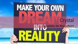  Presentation with dream - Theme having leaders intent - make your own dream background and a red colored foreground