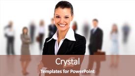  Presentation with team - Presentation with leaders leadership - businesswoman and shis team isolated background and a tawny brown colored foreground